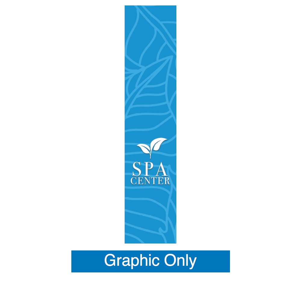EZ Tube Bridge — Single Sided Graphic Only with Black Back Fabric / No mount